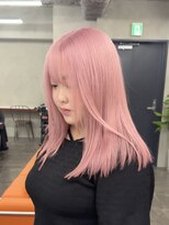 ニコ トウキョウ 渋谷(nico TOKYO)&nbsp;ミルクティーピンクホワイトパープルハイトーンダブルカラー韓国