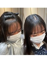 エノア 東京(ENORE)&nbsp;自然な前髪縮毛矯正お任せください！