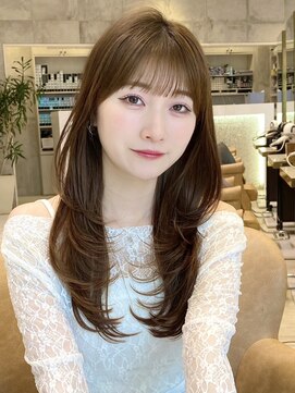 グランド(GRAND) ロングヘア20代30代40代レイヤー前髪なし前髪あり表参道【平島】