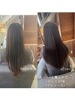 ナンバーフォーナチュラル 戸祭(NO4 natural)&nbsp;まとまり系フェイスレイヤー。髪質改善トリートメントでサラサラ