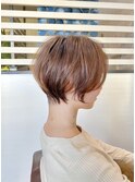 首元すっきり 大人ショートボブ