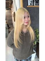 髪屋 紬&nbsp;ブロンド/レイヤー/ブリーチ3回～