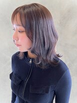 ニクス フリー ウエストバーン(nix free WB) 冬の髪質改善◎似合わせカット×ダークアッシュ艶ミディ