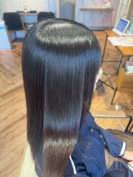ヘアーショップ エヌアンドエー 越谷店(hair shop N&A) うねりや乾燥から守る髪質改善×うる艶ストレート