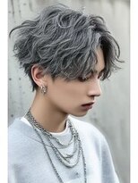 ダグ 横浜(DUG)&nbsp;メンズバレイヤージュ/ホワイトグレージュ/レイヤーカット