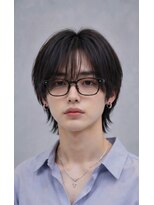 ナチュラル 渋谷(NATURAL)&nbsp;ラウンドマッシュ×フェイスレイヤーウルフ