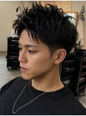 ルーズショートパーマ/スパイキーショート/テーパーフェード/関