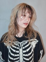 アルバム 池袋(ALBUM) 透明感カラーくすみベージュウルフレイヤーロング_F20405