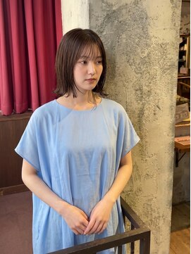 モードケイズ テソロ店(MODE K's) 【こなれ感UP】外はねボブ×透明感カラー