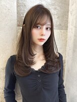 ロンドシトリン 四条烏丸(Lond citrine) 【五島巨幹】ハッシュカット/グレージュ/ストレート/顔周り