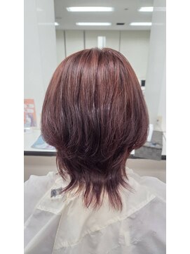 ミーツ 山内店(mits) ブリーチなし☆レッドブラウン