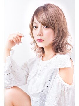 ユナイテッドケアーズ 名駅店(UNITED CARES) 大人可愛いロブヘア☆艶髪ハイトーン【ユナイテッドケアーズ】