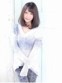 透明感◎20代30代◎お手入れ簡単☆小顔前髪の愛されミディアム