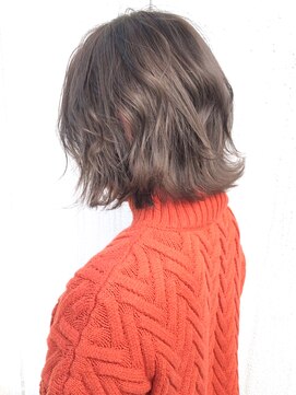 アルバム 渋谷パルコ(ALBUM) ラベンダーボブ_外ハネボブアッシュブラウンネオウルフ_ba268733