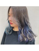 エルフ(elf)&nbsp;ユニコーン×イヤリングカラー ブルーグレージュ