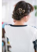 こなれアレンジ◎ルーズアップ抜け感まとめ髪style