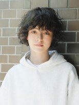 アルテヘアー(arte HAIR)&nbsp;【arte HAIR】ニュアンスパーマ/ショート/黒髪