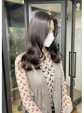 フラム 渋谷(flamme) 韓国ヘア◇ダークパープル◇