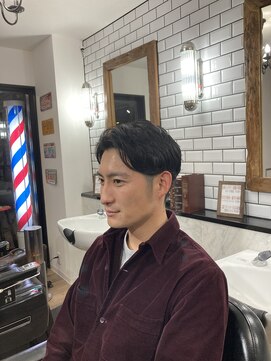 ショウザバーバー(SHOW the Barber) ニュアンスパーマセンターパート