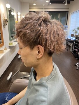 ミュウ(Private hair salon Miu) ミルクティーベージュマッシュショート