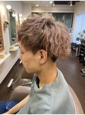 ミルクティーベージュマッシュショート
