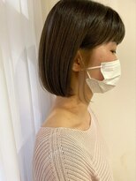 ツイギー 宮西店(TWiGGY)&nbsp;ナチュラルボブにひっそりインナーカラー