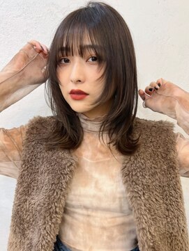 ベイルーム(BAYROOM by HONEY omotesando) 大人可愛い20代30代40代小顔レイヤー×ラテグレージュ