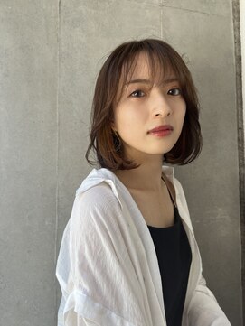 ゼンコー キチジョウジ(ZENKO KICHIJOJI) 【韓国風ヘア】内巻きボブ×レイヤーサイドバング