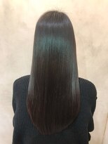 キュア 表参道(CURE)&nbsp;黒髪/グレージュカラー/ココアベージュ/ヘルシーロング[表参道]