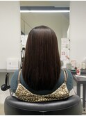 ドレスヘア/ショコラアッシュ/縮毛矯正・ストレート