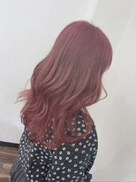 ヘアガーデン ティアラ(Hair Garden TIARA)&nbsp;20代30代明るいバーガンディーカラーゆる巻き