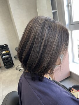 ジエクト カナウ(The Ect canow) 白髪ぼかし/ハイライト/ショートボブ/