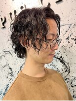 オーパスクリエ (OPUS CREER)&nbsp;縦落ちハードウェーブツイスパ×ウルフ☆アースカラー