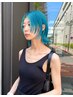 【新規様人気No.3】カット+ケアカラー+ケアブリーチ￥23200→22800