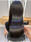 髪質改善＊ロングレイヤーグレーベージュ＊美髪【Zina船橋】