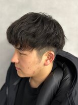 ソアー 新大阪(SOAR) ツーブロック刈上げメンズナチュラルパーマスタイル【新大阪】