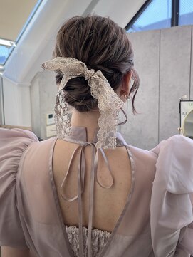 ロンド 表参道店(Lond) 大人気お呼ばれヘア！ポイントにリボンつけて華やかに！