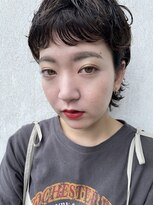 ビビディ バビディ ブー 河原町三条店(Bibbidi.bobbidi.boo)&nbsp;オン眉ショートウルフ　オモダノリコ