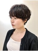 マッシュショート/パーマ　(北谷 美浜)