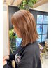 【U24★夏休み】透明感!ブリーチなしWカラー+カット or Tr 18700→