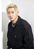 金髪(ブリーチ)ショート <池袋> <理容室>  <バーバー>