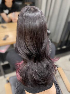 アリュウル 表参道(ALLURE) ブリーチなしラベンダーグレージュ×レイヤーカット◯伊藤