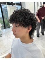 エース 名駅店(Ace)&nbsp;波巻きスパイラルパーマメンズマッシュツイストスパイラルパーマ