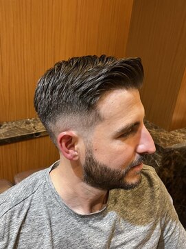 ヘアモード キクチ 銀座店 銀座 理容室 フェードカット 外国人ヘア