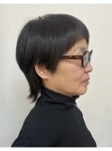 マッシュウルフショートカット
