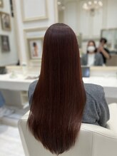 フェリー 有明ガーデン店(FEERIE) 髪質改善トリートメント×レッドブラウンカラー