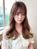 アフロートフクオカ(AFLOAT FUKUOKA)&nbsp;【福岡初出店★AFLOAT 福岡】小顔前髪あり くびれレイヤーカット