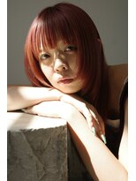 ロカ(loca)&nbsp;loca コーラルカラー×レイヤーカット