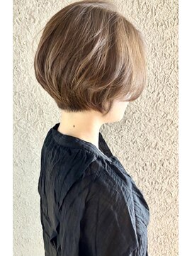 ハートボックス 四谷店(Heart box) ハイライト/前下がりボブ