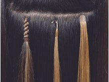 接合部わずか5mmのプルエクステ